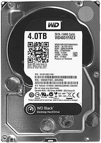 Western Digital Black 4TB HDD 3.5" 7200RPM SATA main image