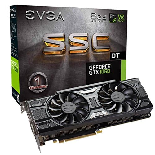 EVGA SSC DT GeForce GTX 1060 6GB GDDR5 Black / Silver image
