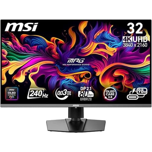 MSI MPG 322URXDE QD-OLED 31.5" UHD 240Hz main image