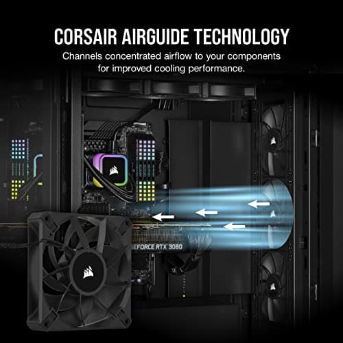 Corsair AF120 ELITE 120mm Black 59.1 CFM PWM image