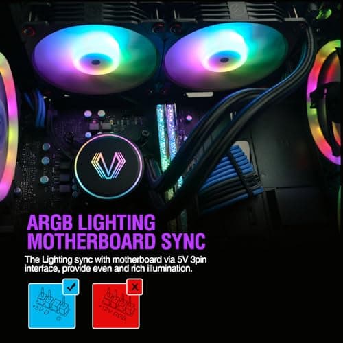 Vetroo V240 52 CFM Water 240mm Black image