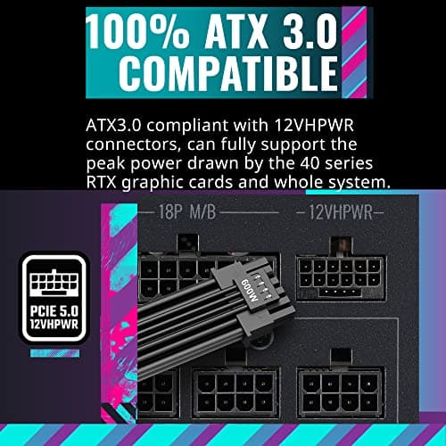 Cooler Master MWE Gold V2 ATX3.0 ATX 1250W Fully Modular 80+ Gold Certified image