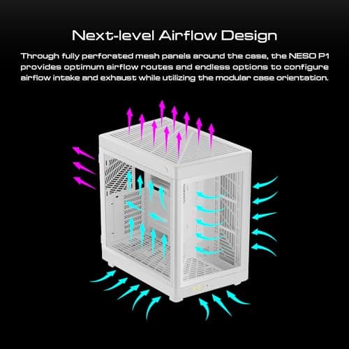 GAMDIAS NESO P1 ATX Full Tower Tempered Glass Side Panel image
