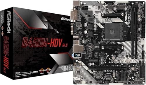 ASRock B450 HDV R4.0 AM4 DDR4 Micro ATX image