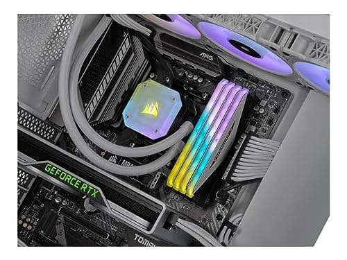 Corsair Vengeance RGB RT White / Black DDR4-3600 CL18 32GB (2x16GB) image
