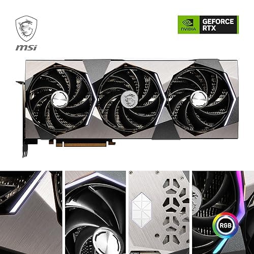 MSI SUPRIM X GeForce RTX 4080 16GB GDDR6X Black image
