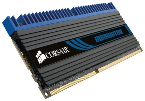 Corsair Dominator Black / Blue DDR3-1600 CL8 8GB (4x2GB) image
