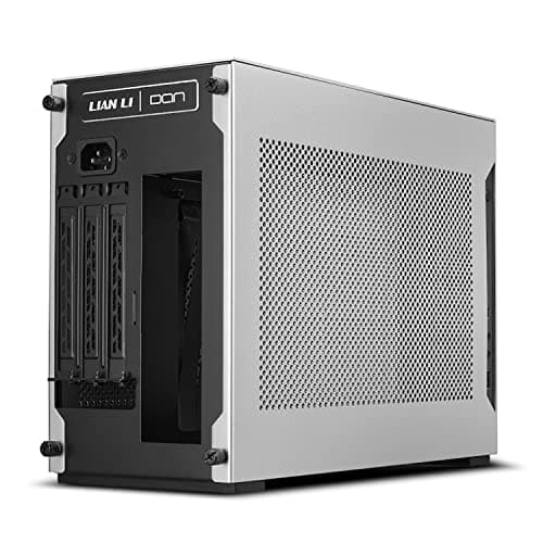 Lian Li A4-H20 Mini-ITX Desktop Silver / Black Mesh Side Panel image