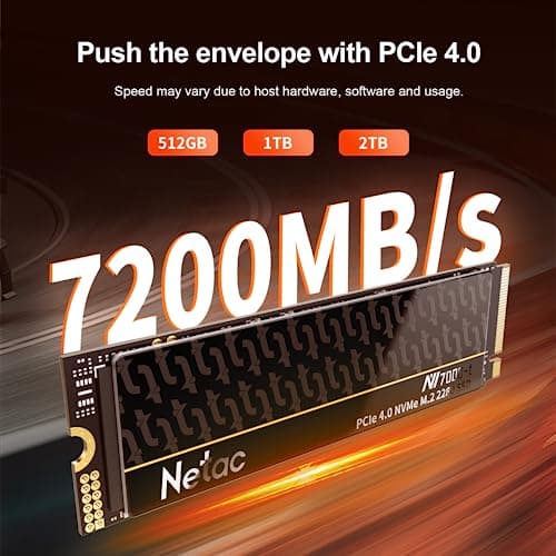 Netac NV7000-t 512GB SSD M.2 PCIe 4.0 NVMe image