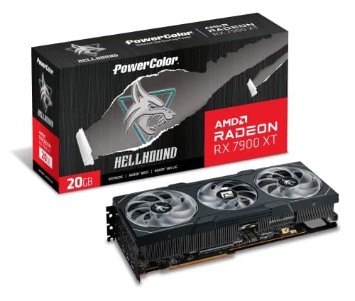 PowerColor Radeon RX 7900 XT Hellhound 20GB GDDR6 Black main image