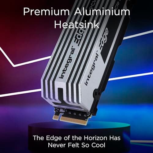 Integral Edge Gen5 w/ Heatsink 1TB SSD M.2-2280 PCIe 5.0 X4 NVMe image