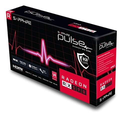 Sapphire PULSE Radeon RX 590 8GB GDDR5 PCI-E Dual HDMI / DVI-D / Dual DP w/ Backplate image