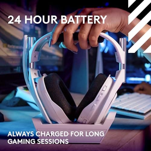 Logitech ASTRO A50 (GEN 5) Closed-Back White/Red Headset image