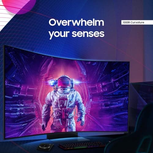 Samsung Odyssey Ark 2nd Gen 55" 4K 165Hz Mini LED VA Curved Monitor image