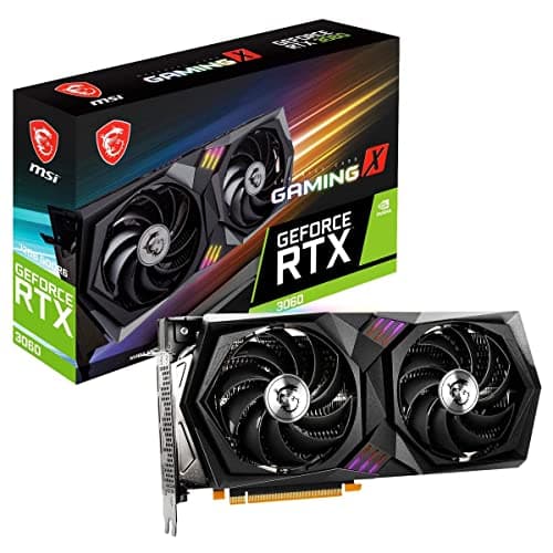 MSI Gaming X12G GeForce RTX 3060 12GB GDDR6 Black / Silver main image