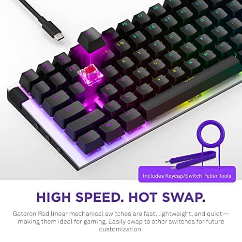 NZXT Function MiniTKL RGB Wired Gateron Red Mechanical Gaming Keyboard image