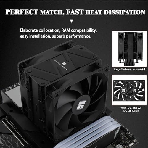 Thermalright Burst Assassin 120 EVO DARK Air 156mm Black image
