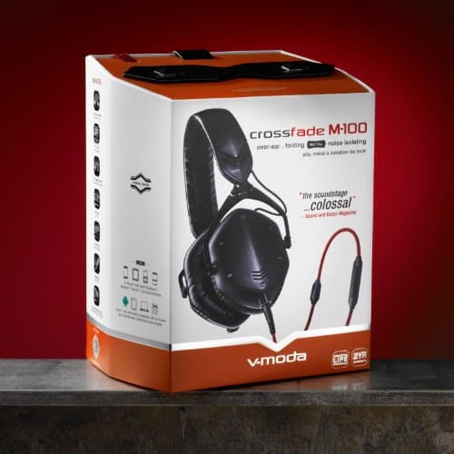 V-MODA Crossfade M-100 Closed Headphones Black image