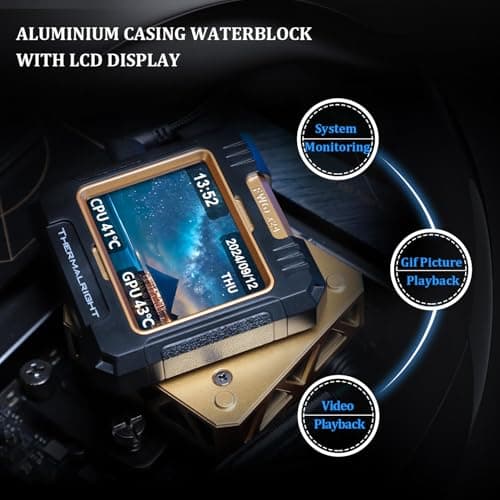 Thermalright Frozen Warframe Water 360mm ARGB Black image
