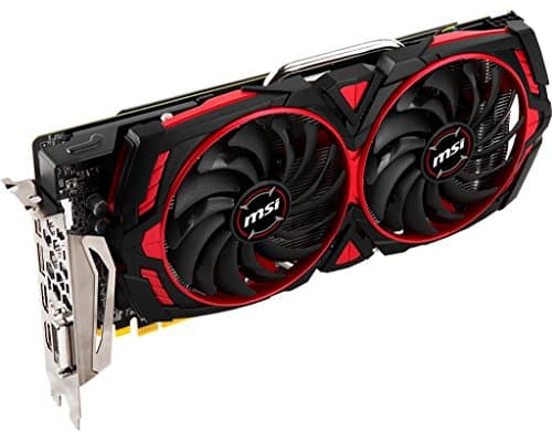 MSI ARMOR MK2 OC Radeon RX 580 8GB GDDR5 Red / Black image