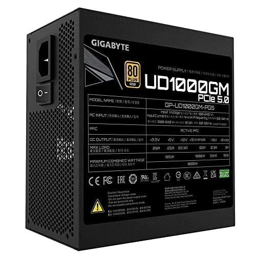 Gigabyte UD1000GM PG5 1000W Fully Modular 80+ Gold Certified image