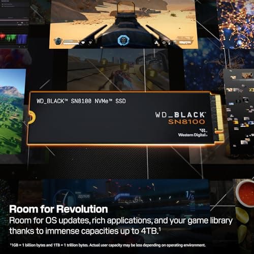 Western Digital WD_BLACK SN8100 1TB SSD M.2-2280 PCIe 5.0 x4 NVMe image