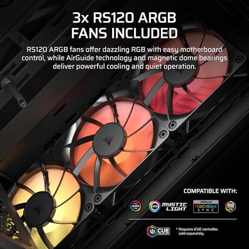 Corsair 3200D RS ARGB Black image