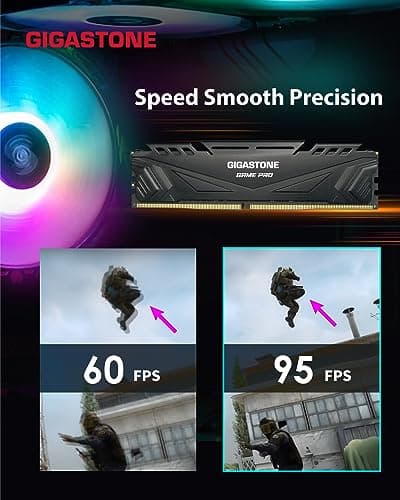 GIGASTONE Game PRO 16GB Kit (2x8GB) DDR4 3200MHz CL16 BLACK image