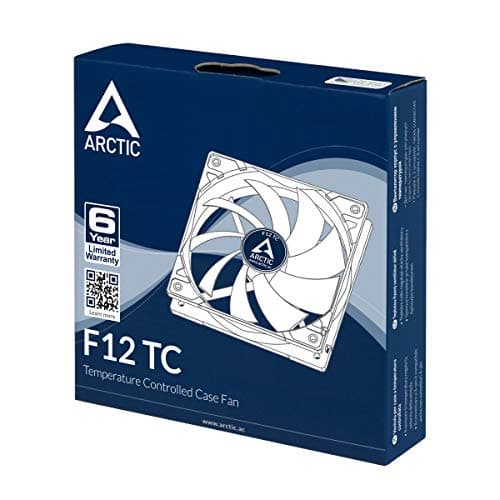 ARCTIC F12 TC 120mm White / Black 53 CFM image