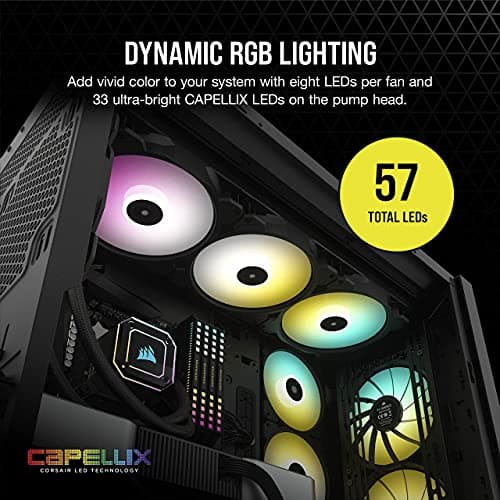 Corsair iCUE H170i ELITE CAPELLIX Water 420mm Black image