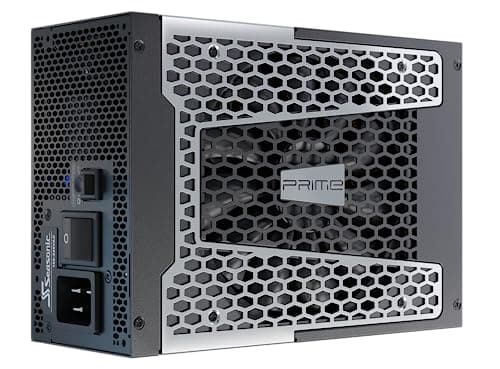 SeaSonic PRIME TX-1600 ATX 3.0 Black / Silver 1600W Fully Modular ATX 80+ Titanium Certified image