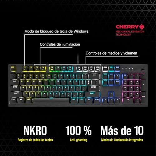 Corsair K60 RGB Pro RGB Wired Gaming Keyboard image