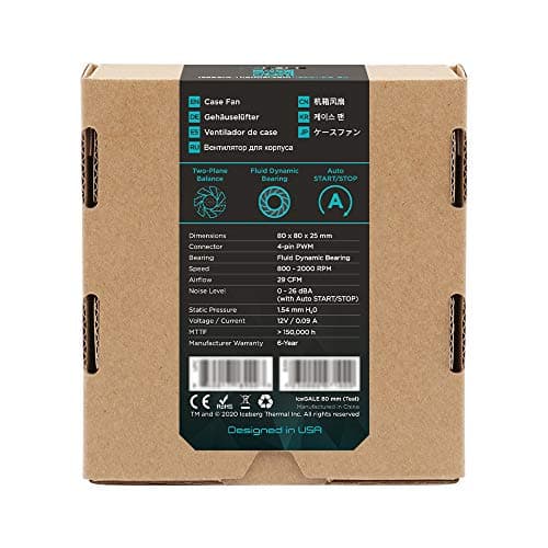 Iceberg Thermal IceGALE 80mm Teal / White PWM image