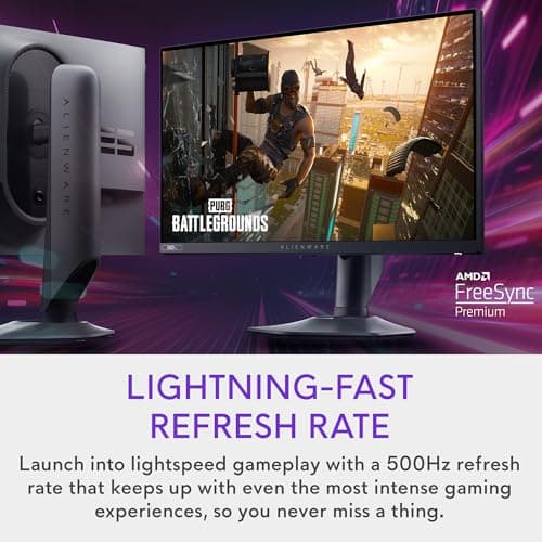 Dell Alienware AW2524HF 24.5" 1080p 500Hz IPS Monitor image