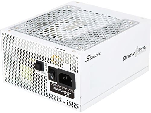 SeaSonic Electronics Prime Snow Silent 750 Titanium SSR-750TR 750W 80+ Titanium ATX12V & EPS12V Full Modular 135mm FDB Fan Power On Self Tester 12 Year Warranty Power Supply Color White image