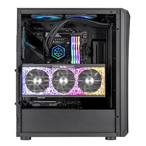 Silverstone FARA 512Z ATX Mid Tower Black with Tempered Glass Side Panel and USB 3.2 Gen 2 Type-C USB 3.2 Gen 1 Type-A image