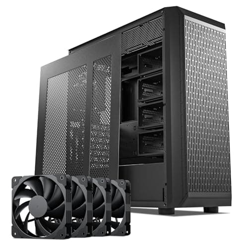 DARKROCK Classico Storage Master ATX Mid Tower Black Mesh Side Panel main image