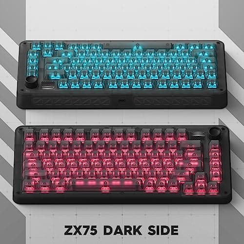 IQUNIX ZX75 Dark Side RS RGB Wireless/Bluetooth/Wired Gaming Keyboard image