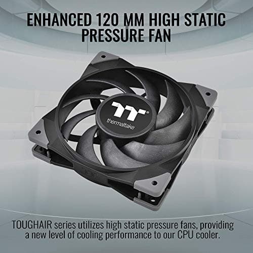 Thermaltake TOUGHAIR 110 Air 114mm 58.35 CFM Black / Silver image