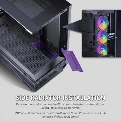 Antec C7 ARGB ATX Mid Tower Black Tempered Glass image