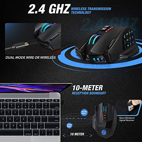UtechSmart Venus Pro RGB Wireless Optical Mouse image