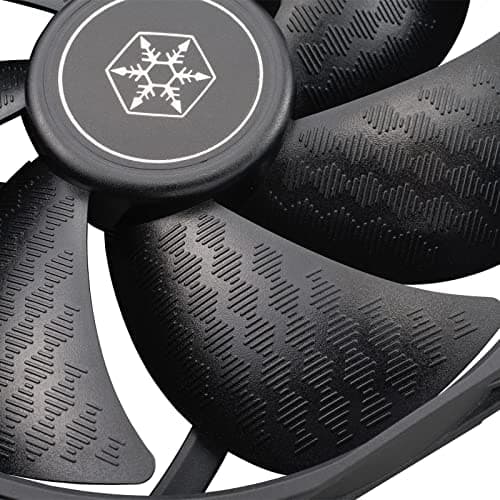 Silverstone Shark Force 140mm Black PWM 120 CFM image