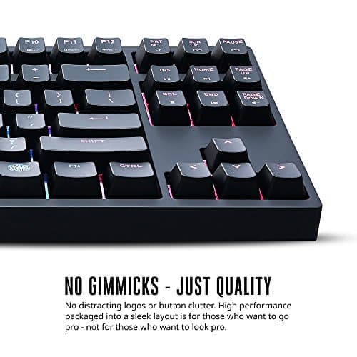 Cooler Master MasterKeys Pro S RGB Wired Standard Cherry MX Brown Mechanical Keyboard image