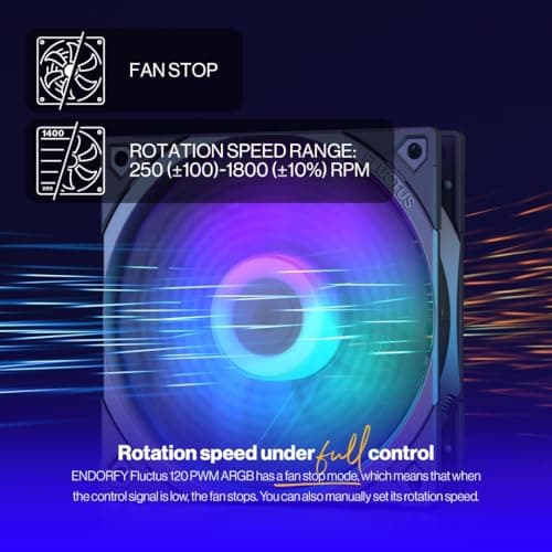 ENDORFY Fluctus 120mm Black PWM ARGB image