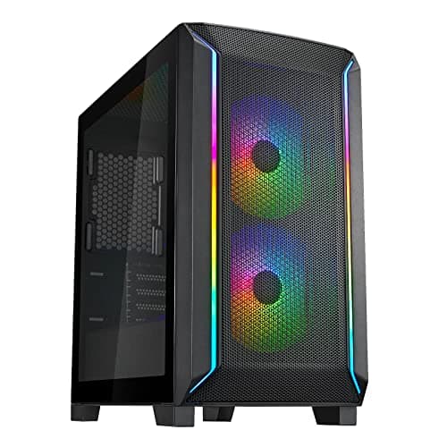 Silverstone FARA 312Z Micro ATX Mini Tower Black with Tempered Glass Side Panel and USB 3.2 Gen 1 Type-A image