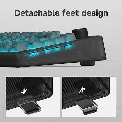 IQUNIX ZX75 Dark Side RS RGB Wireless/Bluetooth/Wired Gaming Keyboard image