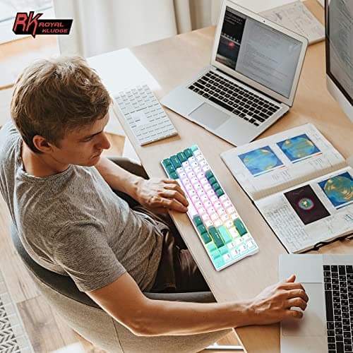 RK Royal Kludge RK71 Mechanical Gaming Keyboard RGB Bluetooth image