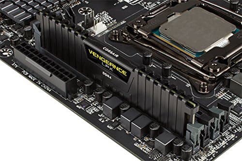 Corsair Vengeance LPX Black / Yellow DDR4-2666 CL16 32GB (4x8GB) image