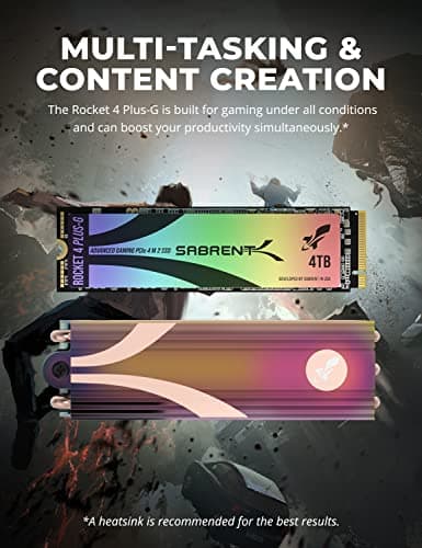 Sabrent Rocket 4 Plus G 4TB M.2 SSD PCIe 4.0 NVMe image