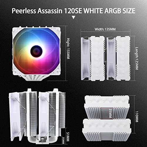 Thermalright Peerless Assassin 120 Air 157mm 66.17 CFM White image